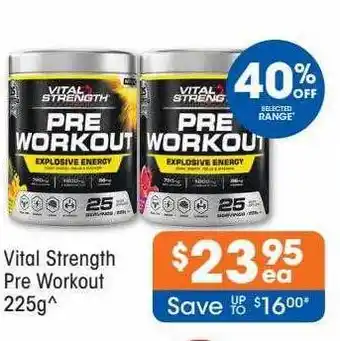 Vital Strength Pre Workout