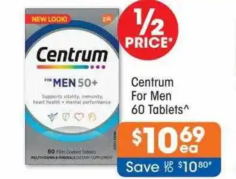 Good Price Pharmacy Centrum For Men offer