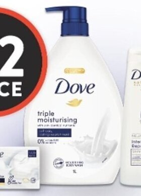 Foodworks Dove Body Wash 1L offer
