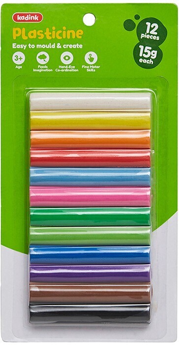 Officeworks Kadink Plasticine 12 Pack offer