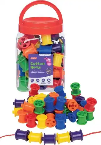 Officeworks Kadink Cotton Reels and Threading Laces 48 Pack offer