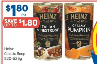 Foodland Heinz Classic Soup 520-535g offer