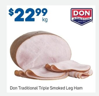 Don Traditional Triple Smoked Leg Ham