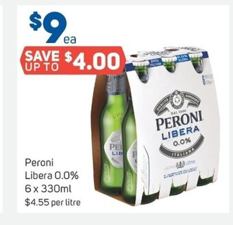 Peroni Libera 0.0% 6x330ml