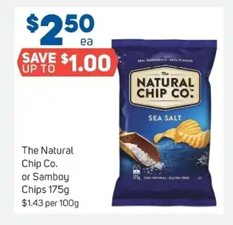 Foodland The Natural Chip Co. or Samboy Chip 175g offer