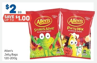 Foodland Allen's Jelly Bags 120-200g offer