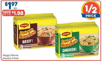 Foodland Maggi 2 Minute Noodles 5 Pack offer