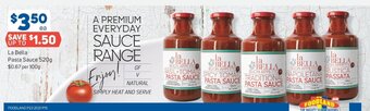 Foodland La Bella Pasta Sauce 520g offer