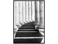 LivingStyles "Architectural Aesthetics" Framed Canvas Wall Art Print, Colonnade, 110cm offer