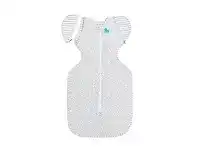 Baby Bunting Love To Dream Swaddle Up Bamboo Transition Bag 1.0 Tog Wave Dot Grey Medium offer