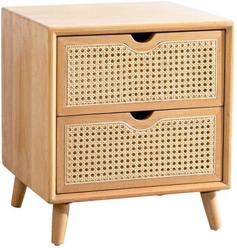 Pillow Talk Galloway Natural Bedside Table by Habitat offer
