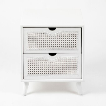 Galloway White Bedside Table by Habitat