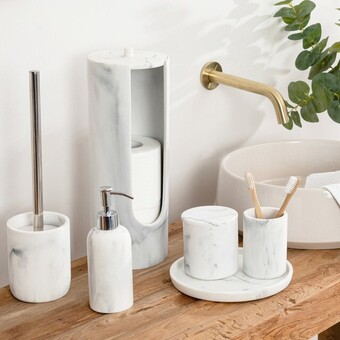 Pillow Talk Villena Bathroom Accessories by Habitat offer