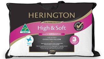 Pillow Talk Gusseted High Soft/Firm Pillow by Herington offer