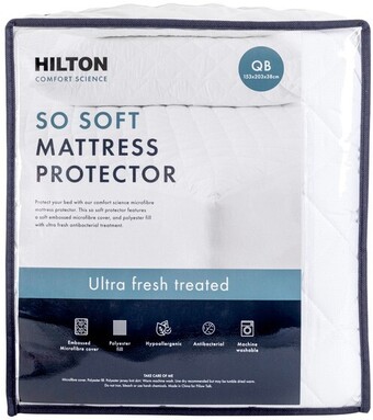 Pillow Talk Comfort Science So Soft Mattress Protector by Hilton offer