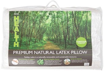 Pillow Talk Premium Quality Talalay Latex Contour Pillow by Hilton offer