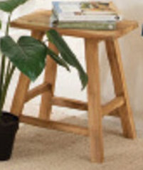 Pillow Talk Ward Recycled Teak Stool offer