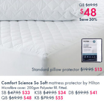 Pillow Talk Comfort Science So Soft offer