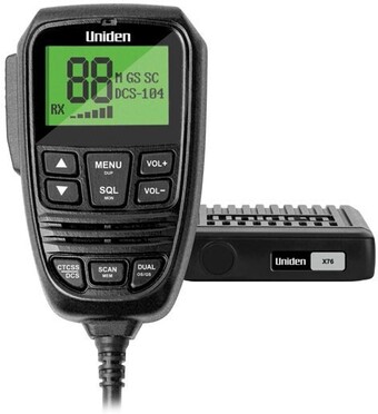 Autobarn Uniden 5W 80CH Heavy Duty Compact UHF CB Radio with Remote Speaker Mic offer