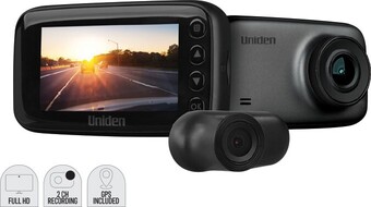 Autobarn Uniden Full HD Dual Recording GPS Dash Cam offer
