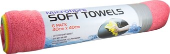 Autobarn Streetwize 6 Piece Soft Microfibre Towels Premium Pack offer