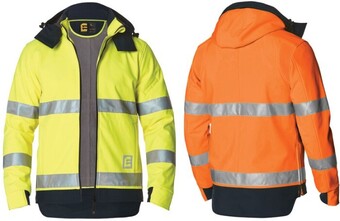 ELEVEN Hi-Vis Bio-Motion Taped Soft Shell Jacket