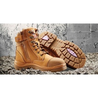 RSEA Safety Steel Blue Women’s Southern Cross Zip Sided Lace Up Safety Boots offer