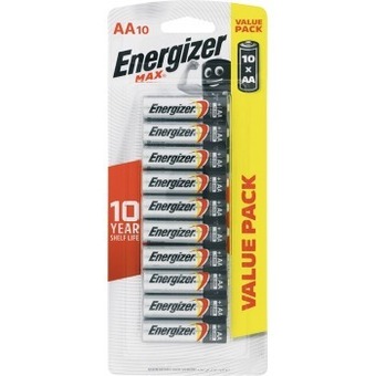 IGA Energizer Max AA Batteries 10 Pack or AAA Batteries 8 Pack offer