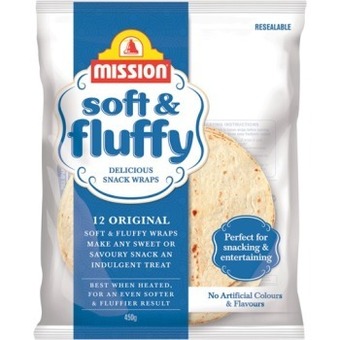IGA Mission Wraps Soft & Fluffy 450g offer