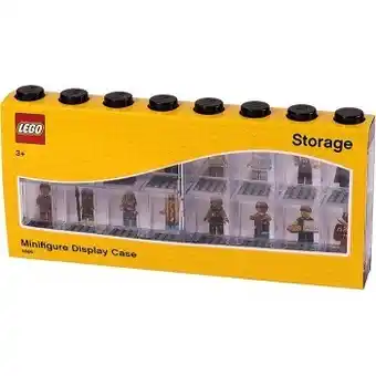 BIG W NEW LEGO 16 Minifigure Display Case - Black offer