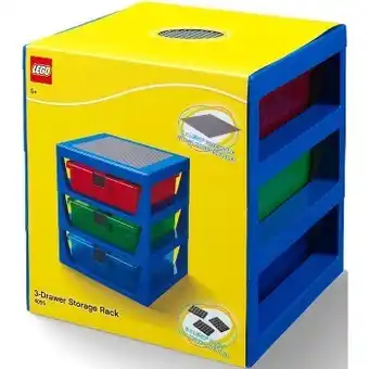 BIG W NEW LEGO Play and Display Drawer Storage Cube - Blue offer