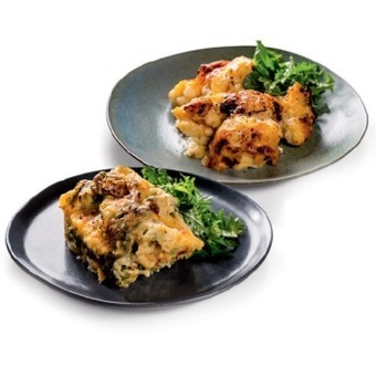IGA Simply Tasty JL King Broccoli or Cauliflower with White Sauce offer