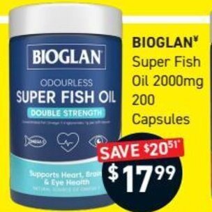 Chemist King Bioglan offer