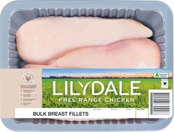 Coles Lilydale Chicken Breast Fillets Bulk Pack offer