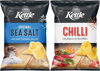 Coles Kettle Potato Chips 165g-175g offer