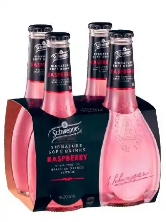 Coles Schweppes Signature Soft Drink 4x300mL offer