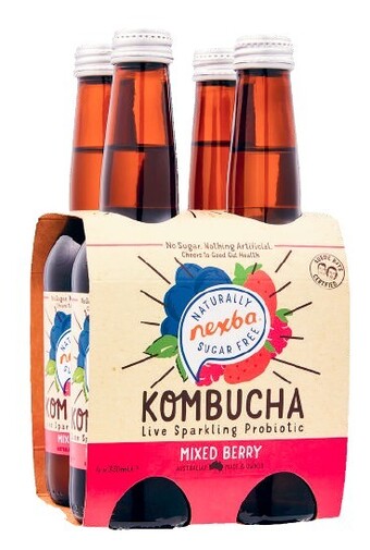 Coles Nexba Kombucha or Functional Drinks 4x330mL offer