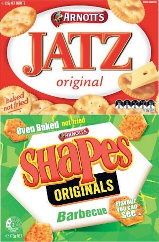 Coles Arnott’s Shapes or Jatz Crackers 160g-225g or Vita-Weat Crispbread 250g offer