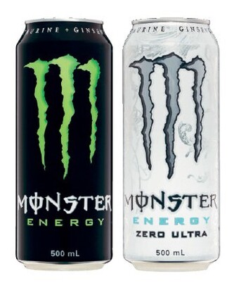 Coles Monster Green or Ultra Energy Drink 500mL offer