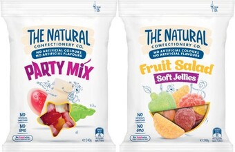 Coles The Natural Confectionery Co. Family Bag 180g-260g offer