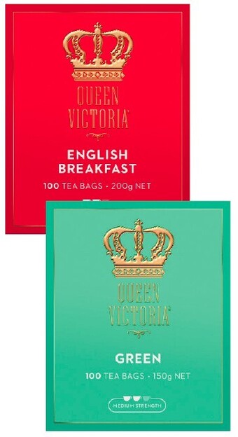 Coles Queen Victoria Tea Bags 100 Pack offer