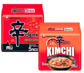 Coles Nongshim Ramyun Noodles 5 Pack 600g offer