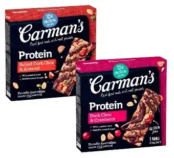 Coles Carman’s Bar 150g-270g offer