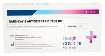 Coles Hough Covid-19 Home Test 5 Pack offer