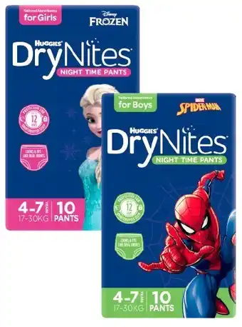 Coles Huggies DryNites Pyjama Pants 9 Pack-10 Pack offer