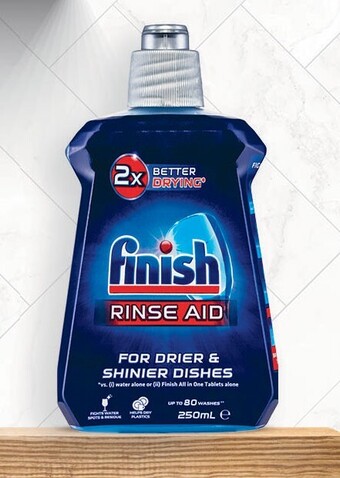 Finish Dishwasher Machine Rinse Aid 250mL