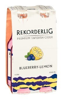 Coles Rekorderlig Blueberry Lemon Cider Bottles 4x330mL offer