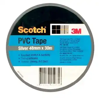 Coles Scotch PVC Silver Duct Tape 1 Pack offer