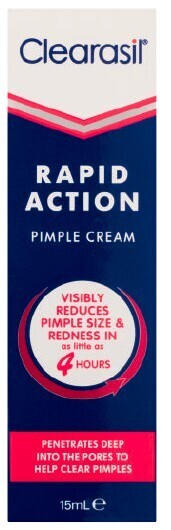 Coles Clearasil Rapid Action Pimple Cream 15mL offer