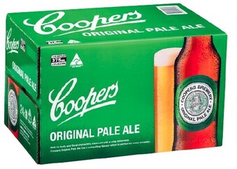 Coles Coopers Original Pale Ale Bottles 24x375mL offer